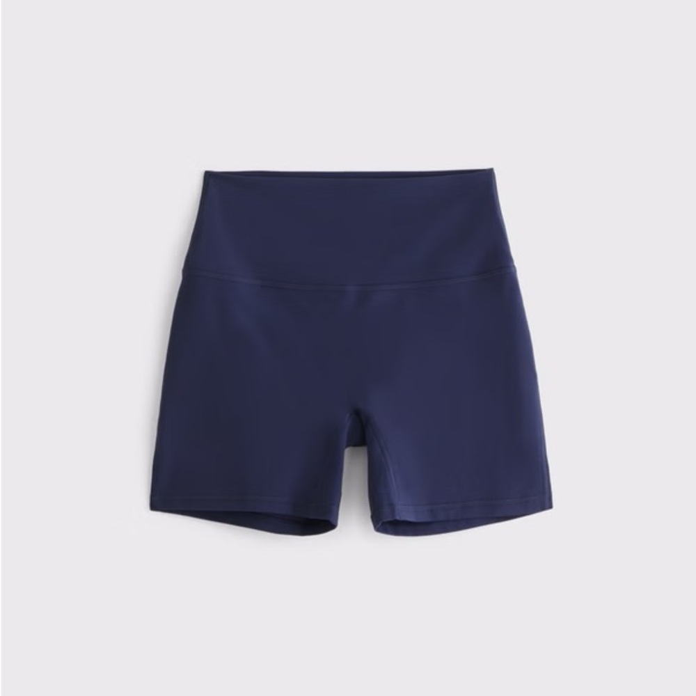 Abercrombie & Fitch YPB Navy Studio Flex Bike Shorts